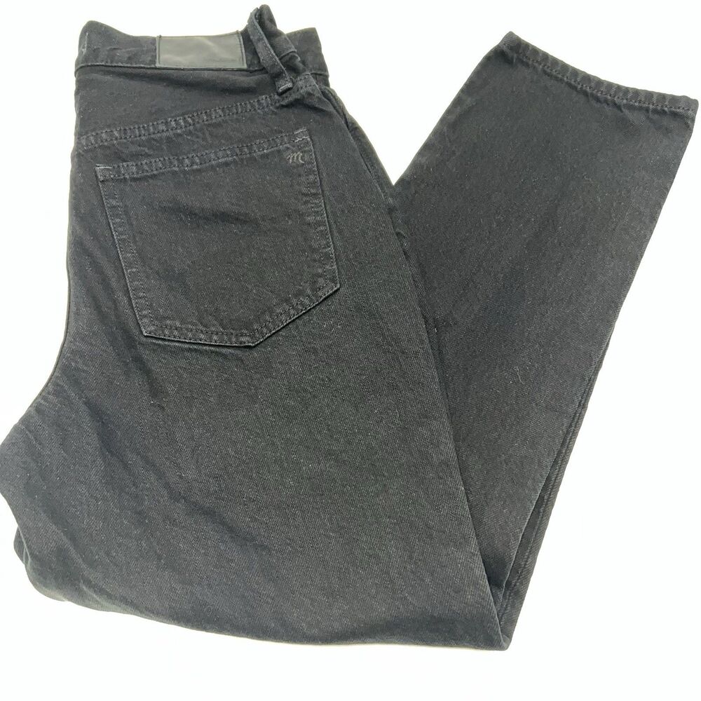 Madewell Women's Black Denim The Perfect Vintage Jean Work Casual Pants-Size 26